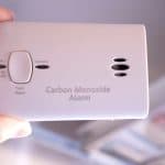 beeping carbon monoxide alarm